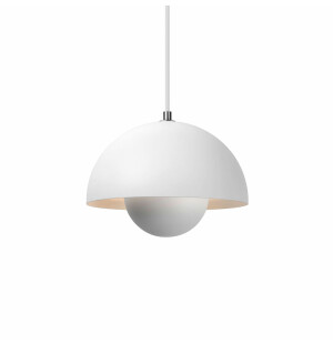 &Tradition FLOWERPOT VP1 riippuvalaisin, mattavalkoinen kuva