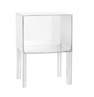 Kartell SMALL GHOST BUSTER yöpöytä, crystal kuva