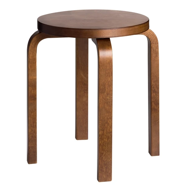 1849619 Stool E60 walnut stain image