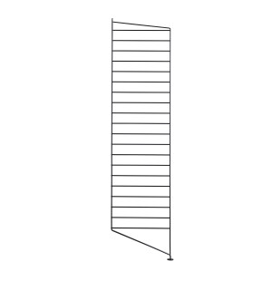 String SYSTEM golvgavel 115x30 svart 1-pack image