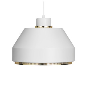Artek AMA500 taklampa, vit/mässing image