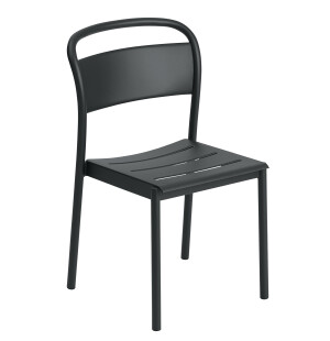 Muuto LINEAR STEEL stol, antracit svart image
