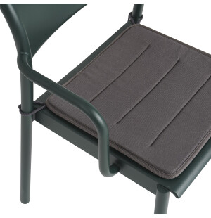 Muuto LINEAR STEEL istuintyyny sivu-/käsinojatuoliin, tummanharmaa kuva
