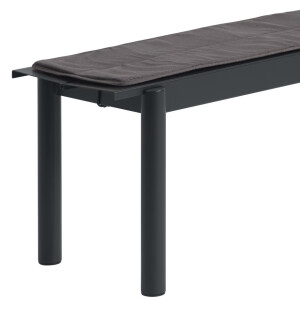 Muuto LINEAR STEEL istuintyyny 110 cm, tummanharmaa kuva