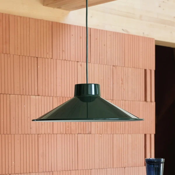 Muuto top pendant 36 dark green lamp image