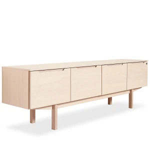 Skovby 305 tv-taso Remote Link® -toiminnolla, valkoöljytty tammi kuva