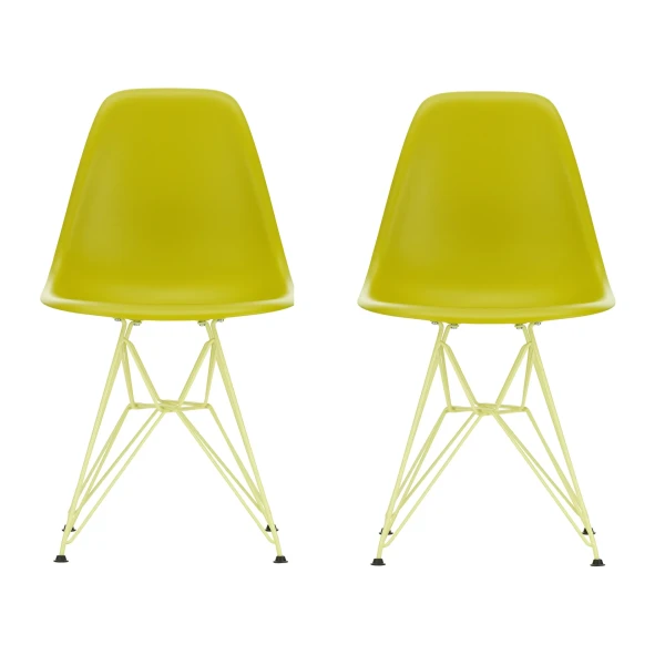 Vitra Eames DSR Colours mustard citron front kuva