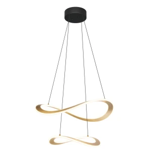 Valaisin Grönlund WAVES riippuvalaisin, messinki kuva