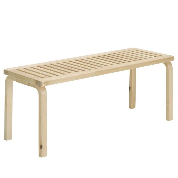 8906012 Bench 153A slatted top wild birch natural lacquered 2 cut out master image