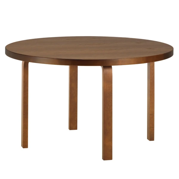 9029606 Aalto Table 91 legs walnut stained top oak walnut stained Cutout kuva