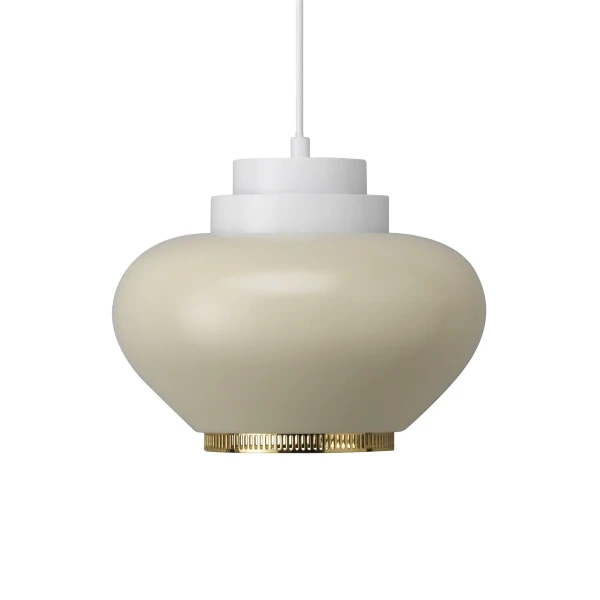 Artek A333 Turnip Pendant Light duo tone whitelinen off image