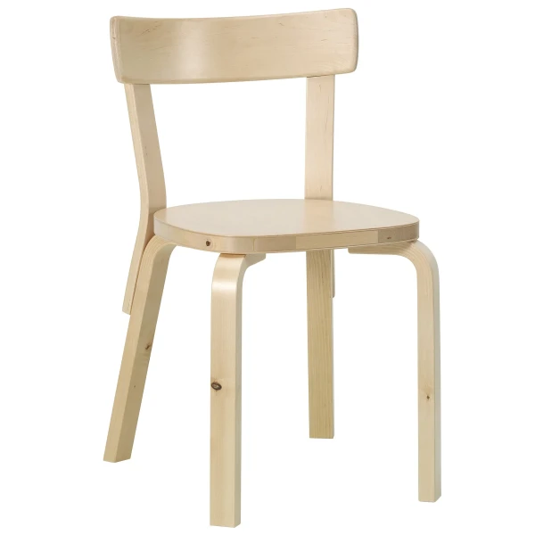 Chair 69 wild birch natural lacquered kuva