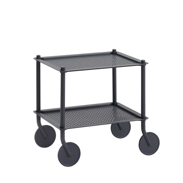 Flow trolley 2 layer blue grey Muuto image