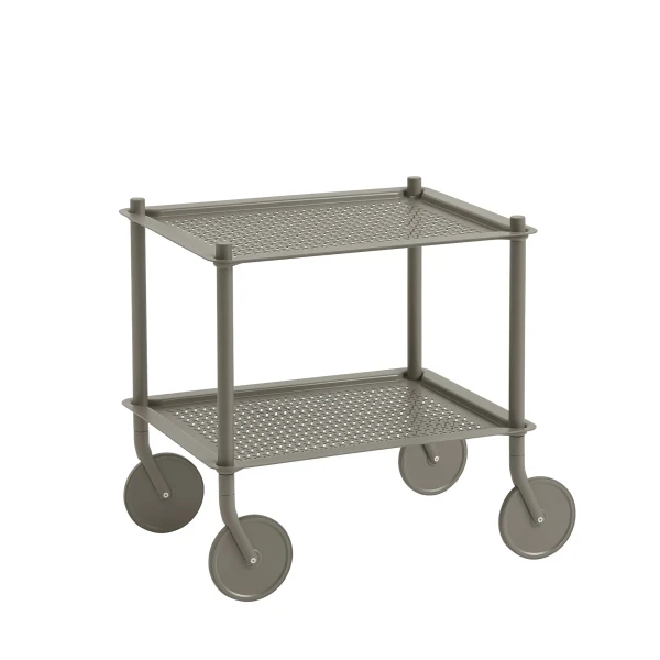 Flow trolley 2 layer taupe muuto image