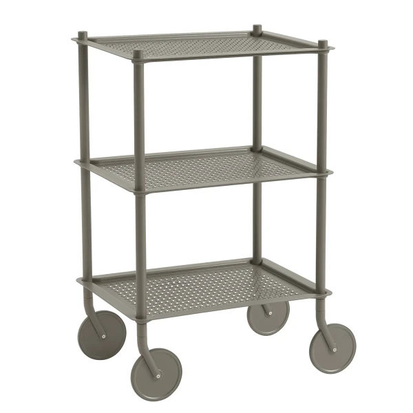 Flow trolley 3 layer taupe Muuto image