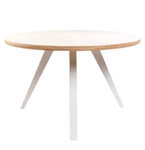 Liima BERGBO 120 ruokapöytä, koivu/valkoinen kuva