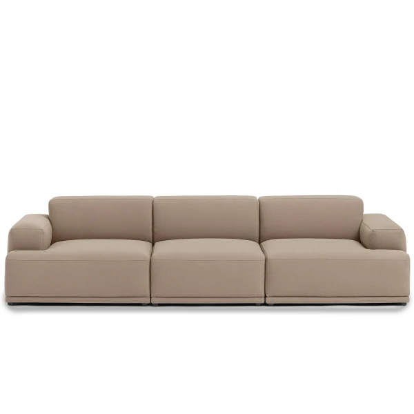 Muuto Connect soft sofa 3 seater config 1 steelcut trio 426 image