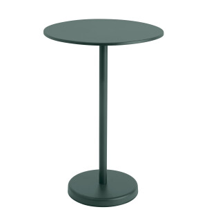 Muuto LINEAR STEEL cafébord Ø70 h105, mörkgrön image