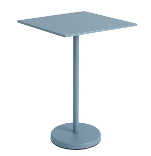 Muuto LINEAR STEEL cafébord 70x70 h105, pale blue image