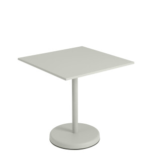 Muuto LINEAR STEEL cafébord 70x70 h73, grå image