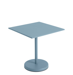 Muuto LINEAR STEEL cafébord 70x70 h73, pale blue image