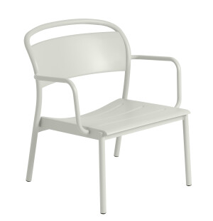 Muuto LINEAR STEEL nojatuoli, harmaa kuva