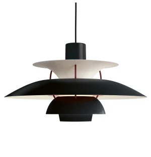 Louis Poulsen PH 5 riippuvalaisin, Black Edition kuva