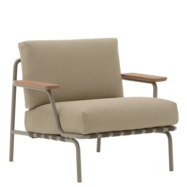 Settle lounge chair ribbed weave 5 taupe muuto kuva