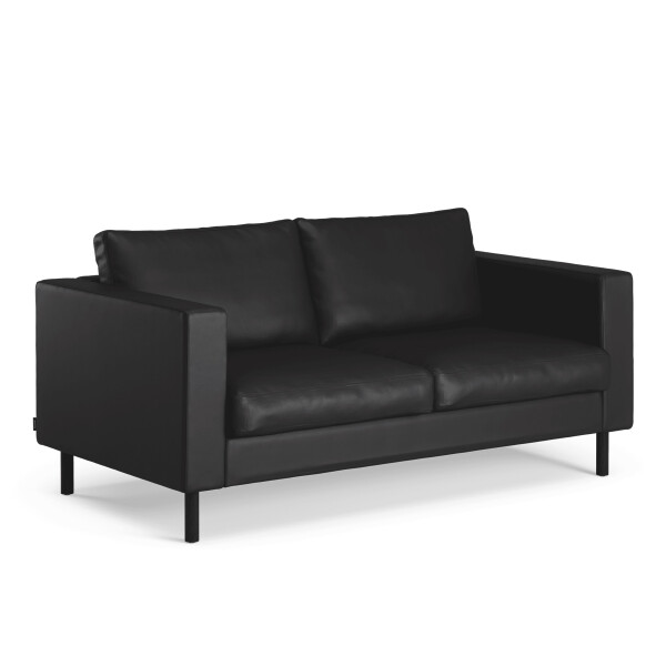 Solid 2 seater sofa SWEDESE Elmo Baltique 99011 Svart image