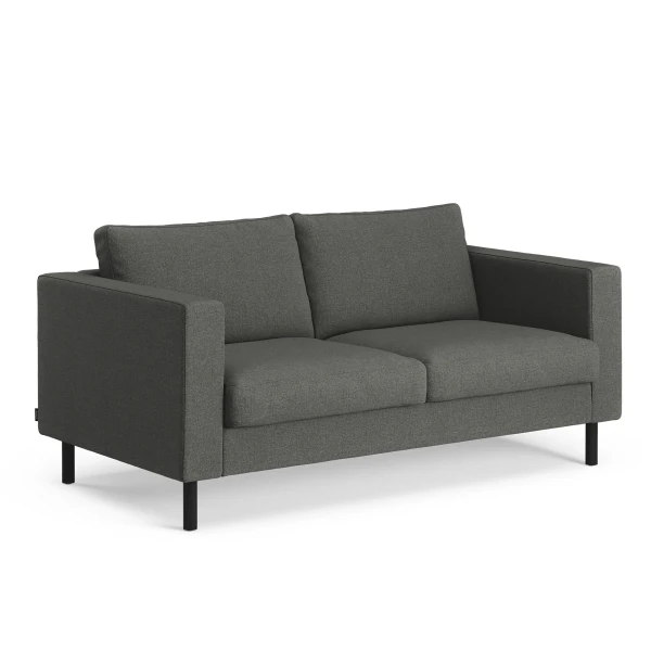 Solid 2 seater sofa SWEDESE Grain 204 Granite kuva