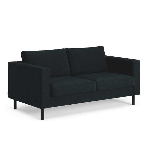 Solid 2 seater sofa SWEDESE Grain 206 Midnight image