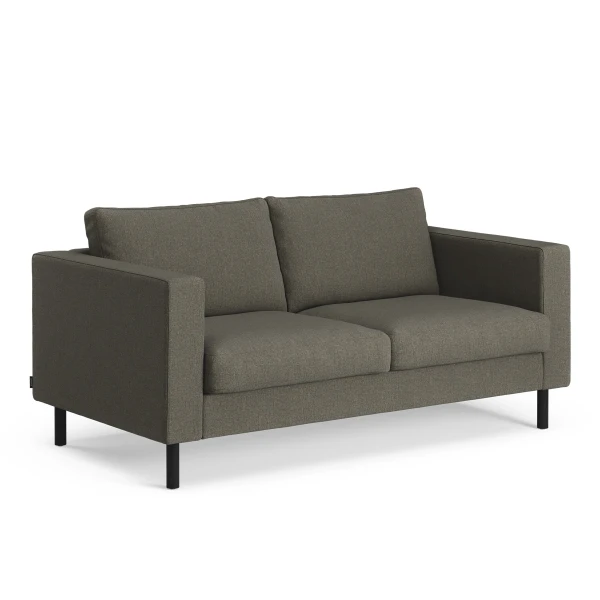 Solid 2 seater sofa SWEDESE Grain 209 Earth image