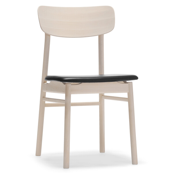 Stolab Prima Vista chair birch bright matt lacquer Elmo Elmotique VII 99001 black 0101 image